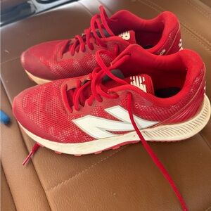 New Balance Red Turf Shoes 5.5Y